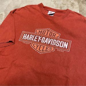 Harley Davidson Alaska T-Shirt - Orange/Red - XL